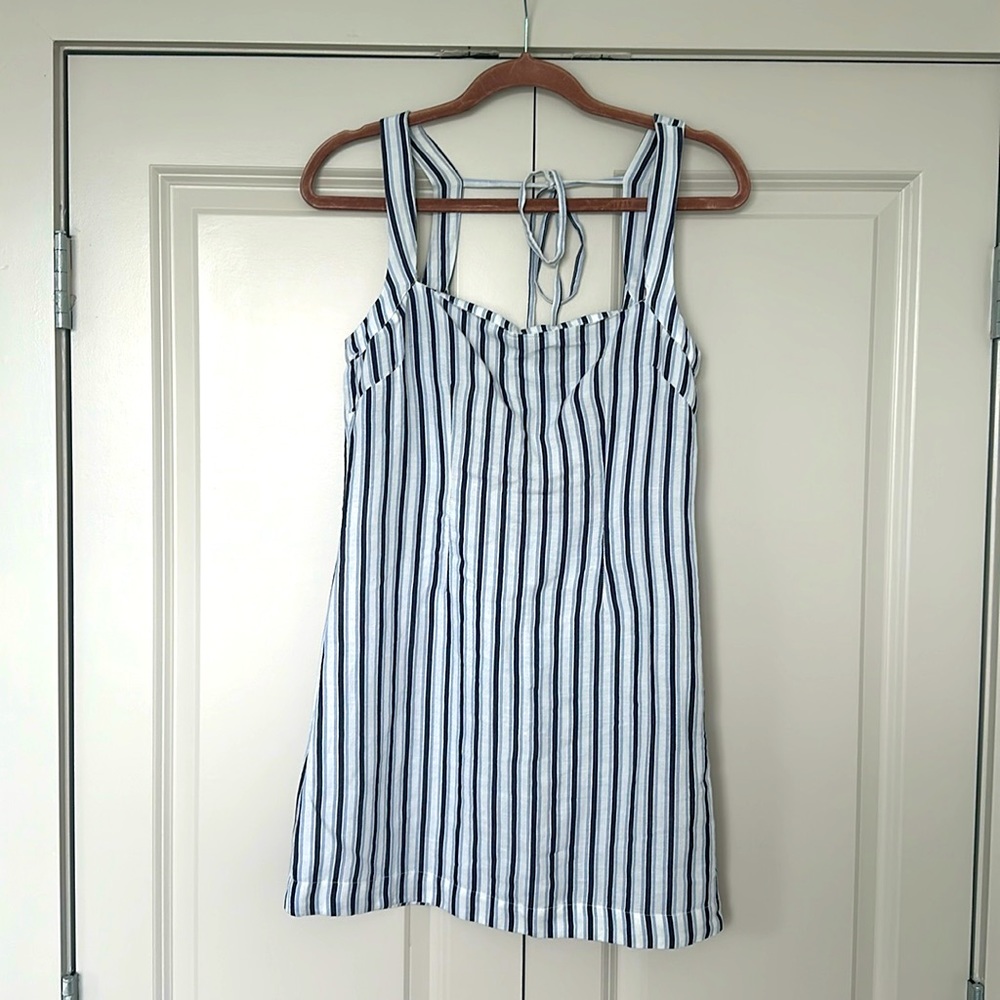 Anthropologie linen mini dress, size XXS